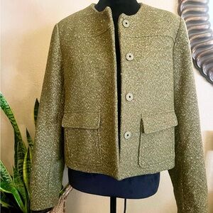 A New Day Olive Textured Jacket